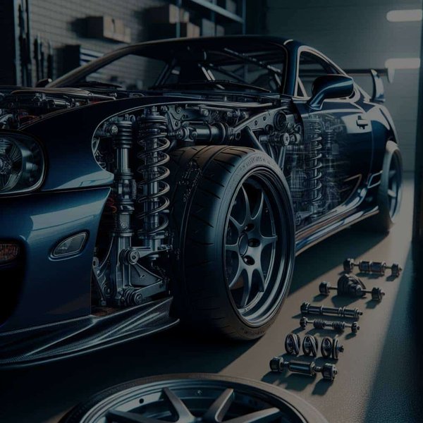 How to Set Up a Race-Ready Suspension Geometry on a Toyota Supra MK4?