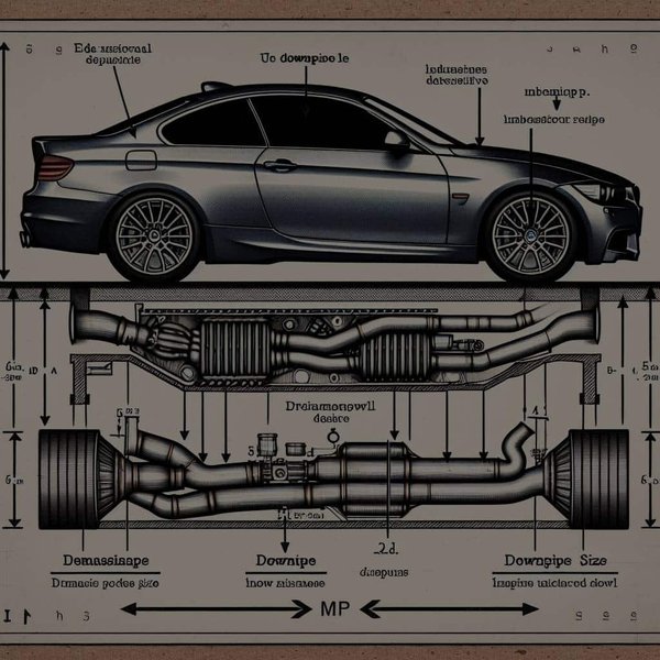 What's the Ideal Downpipe Size for Maximizing Exhaust Flow in a BMW 335i?