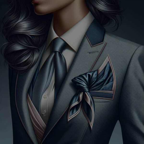 What's the Smartest Way to Incorporate a Silk Pocket Square into Women's Suits?